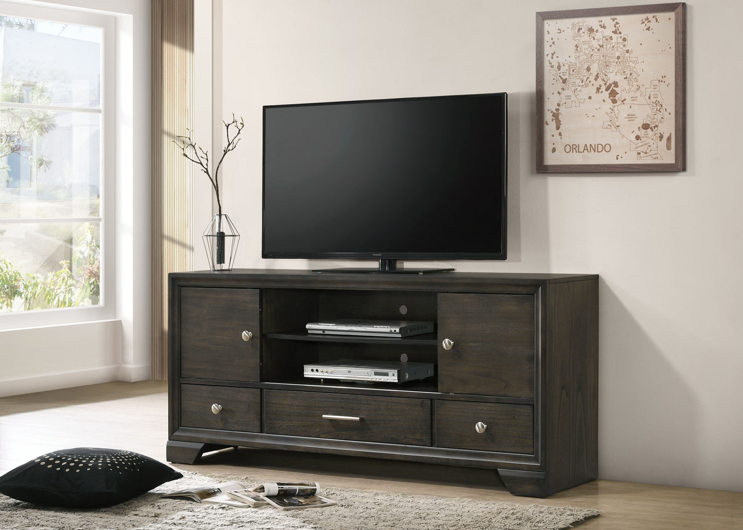 Jaymes - Soporte para TV - Gris
