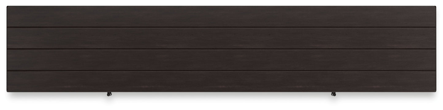 Darborn - Gris / Marrón - Mueble TV Xl con opción de chimenea