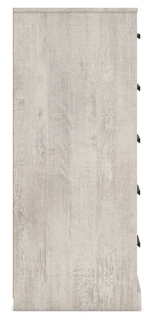 Shawburn - Gray - Five Drawer Chest