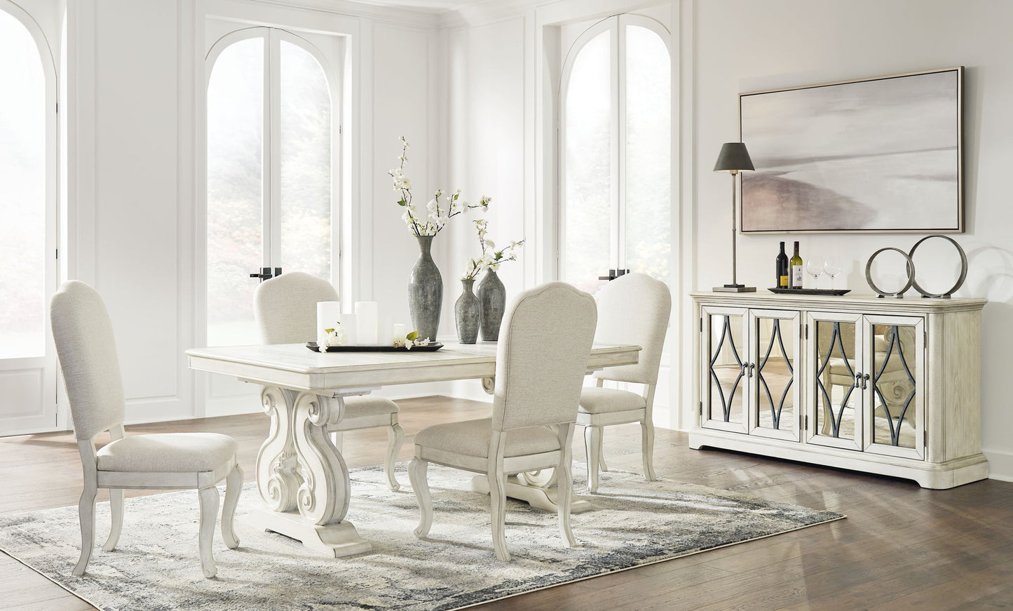 Arlendyne - Antique White - Dining Uph Side Chair (Set of 2)