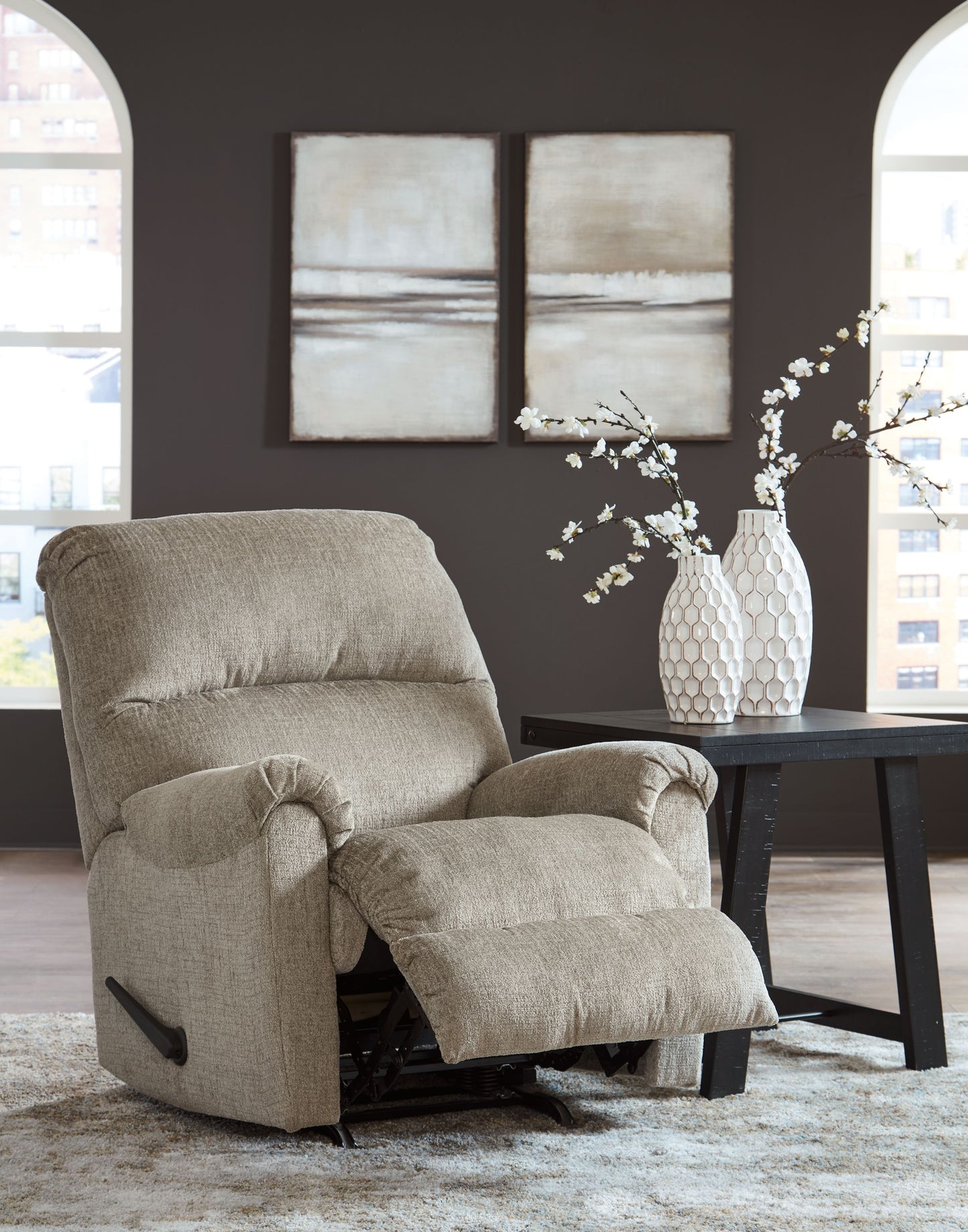 Stonemeade - Sillón reclinable mecedor