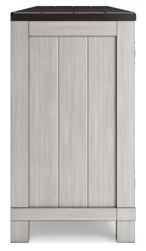 Darborn - Gris / Marrón - Mueble TV Xl con opción de chimenea