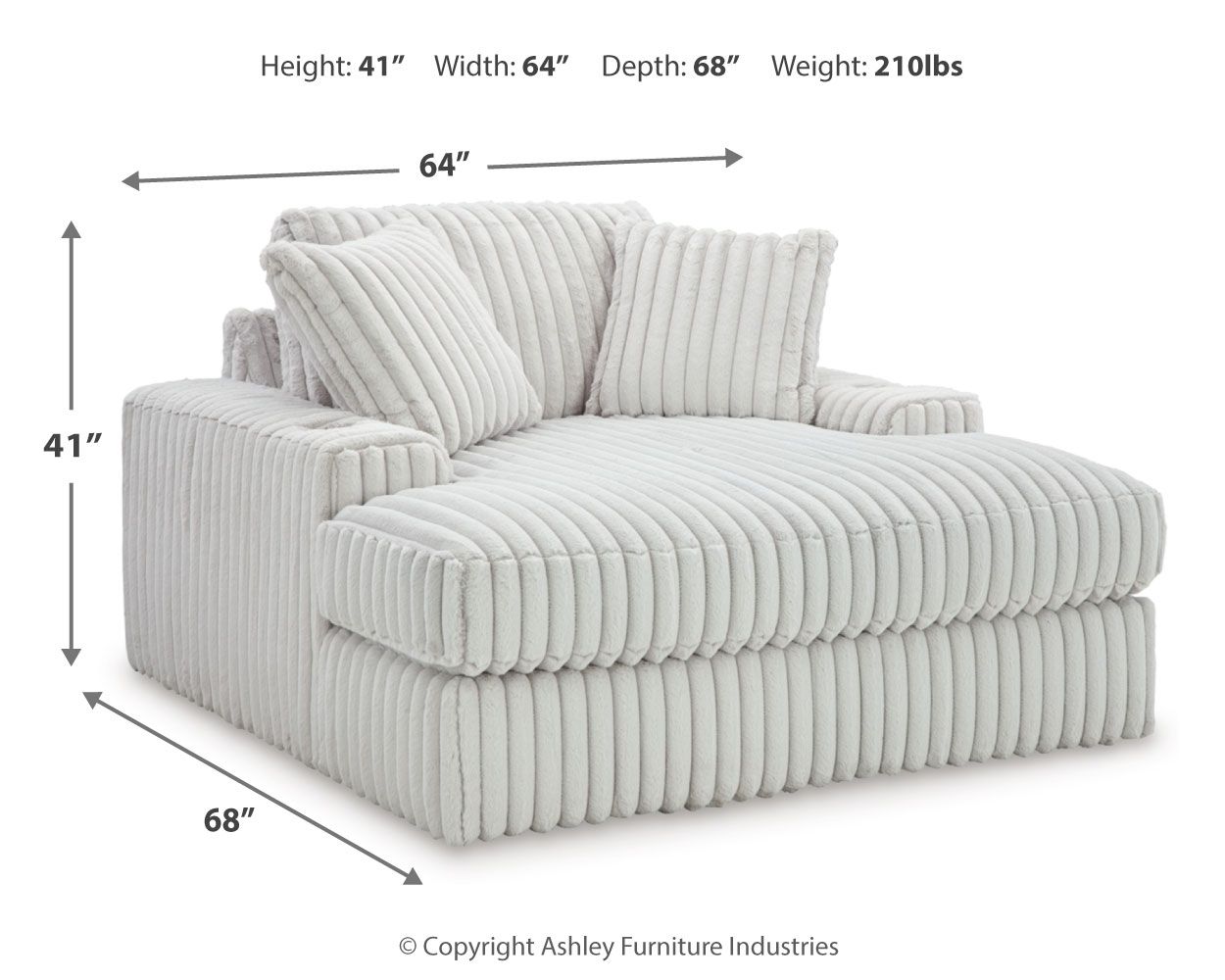 Estupendo - Aleación - Chaise extragrande
