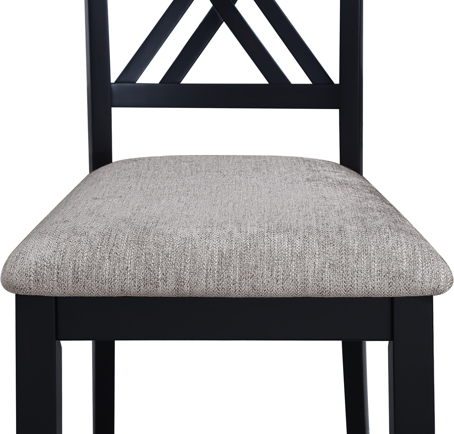 Eloise - 7 Piece Dinette Set - Charcoal / Gray