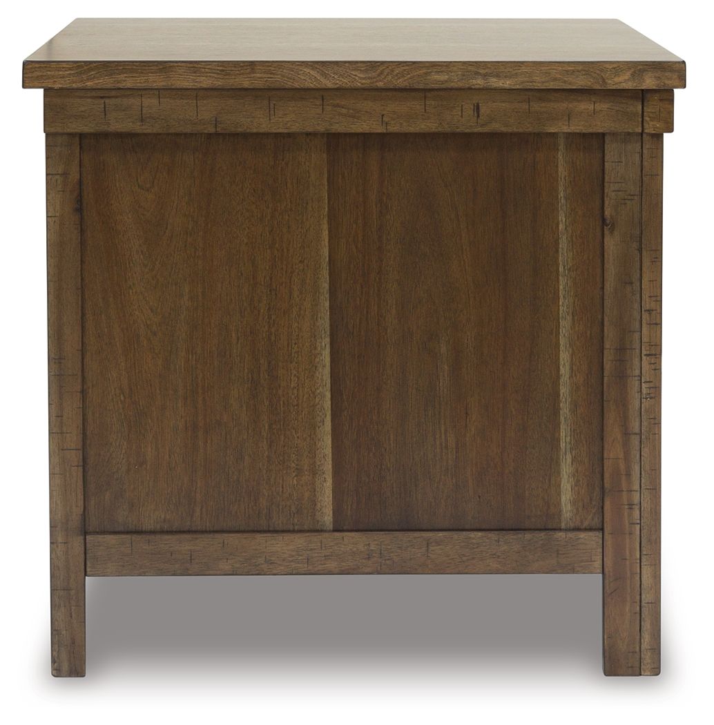 Moriville - Marrón grisáceo - Mesa auxiliar rectangular
