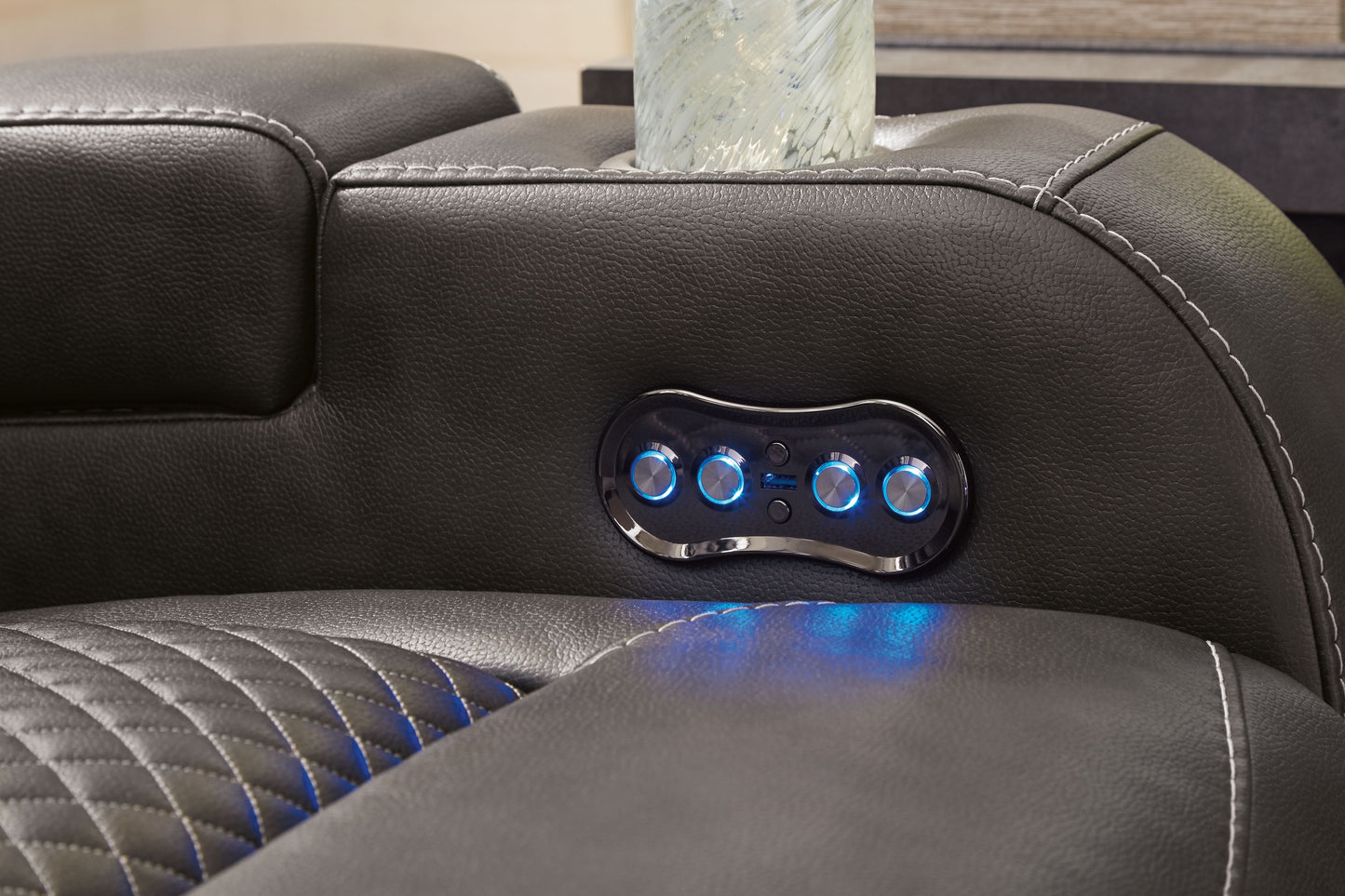 Fyne-dyme - Sillón reclinable eléctrico/reposacabezas ajustable