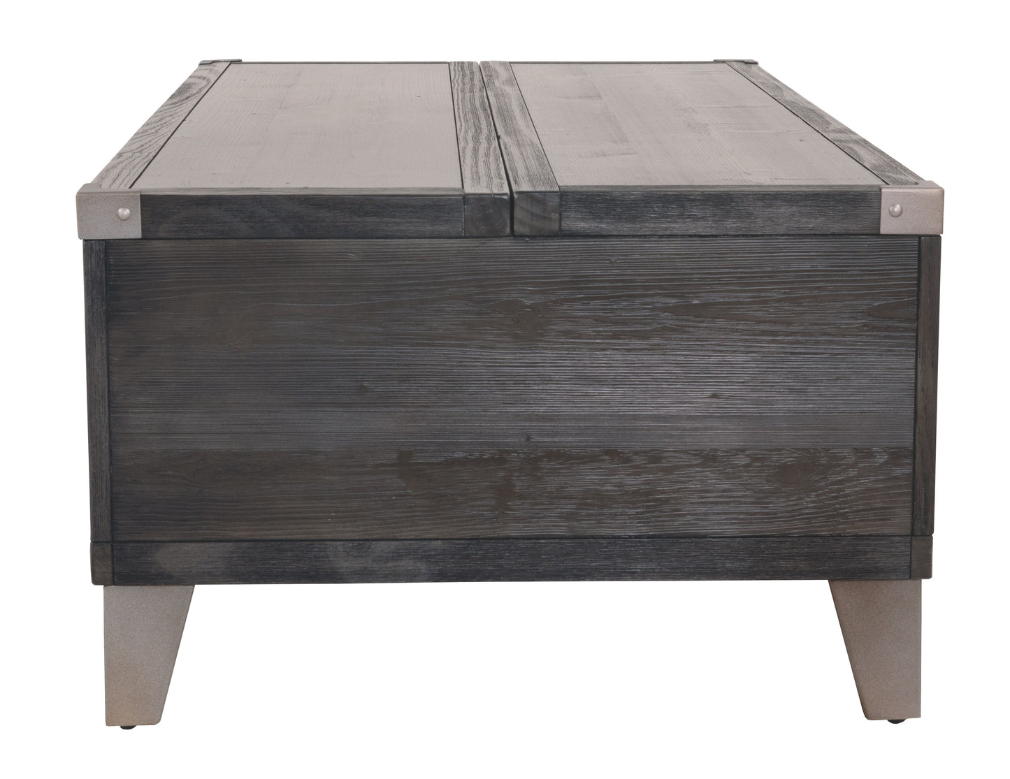 Todoe - Gris oscuro - Mesa de cóctel con tapa elevable