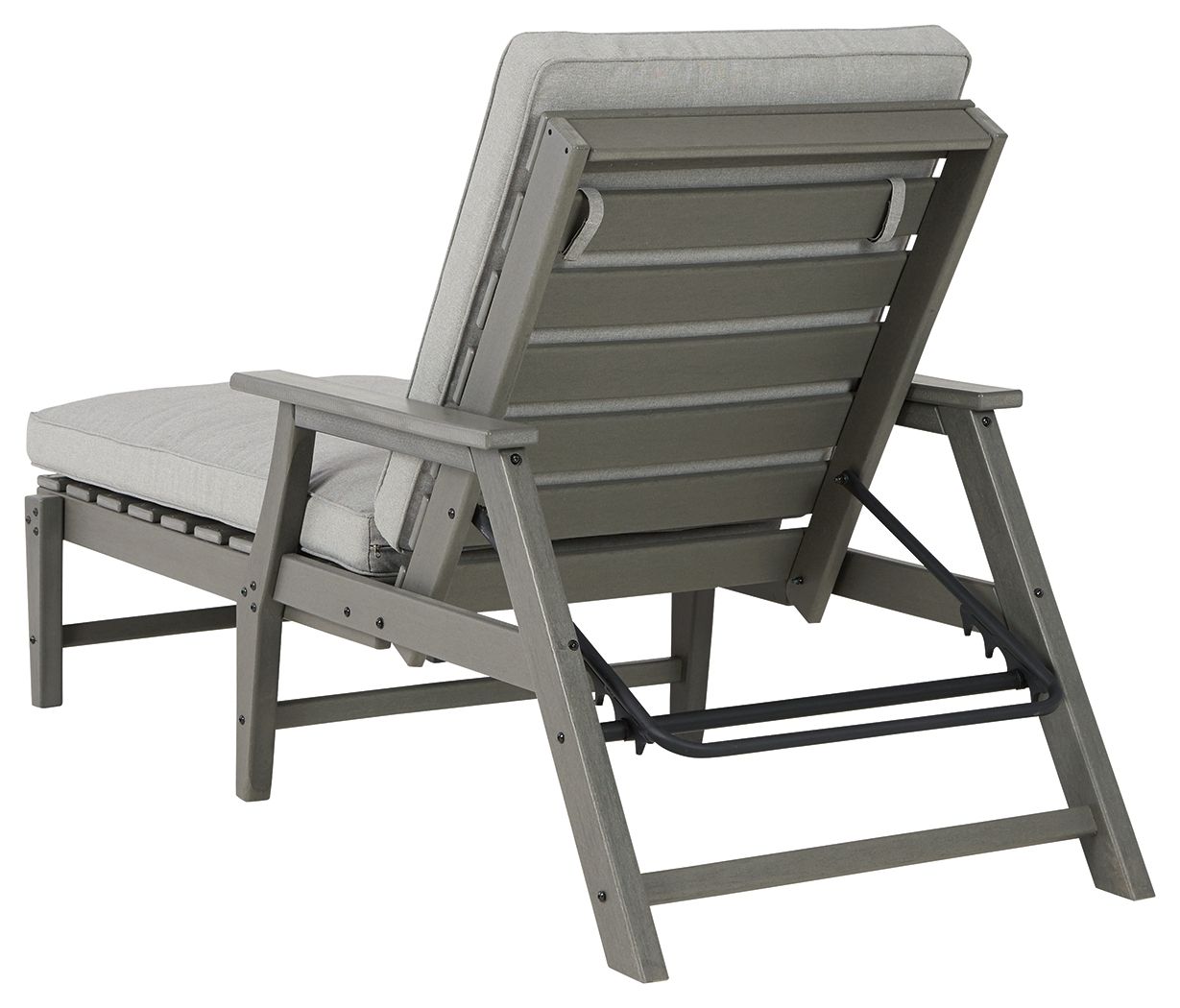 Visola - Gray - Chaise Lounge with Cushion