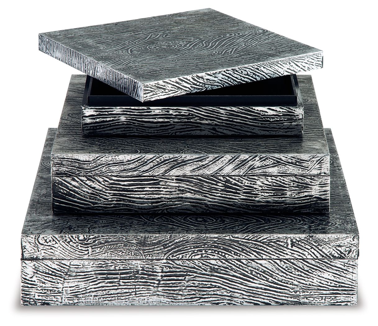 Keldy - Box Set (Set of 3) - Antique Pewter Finish
