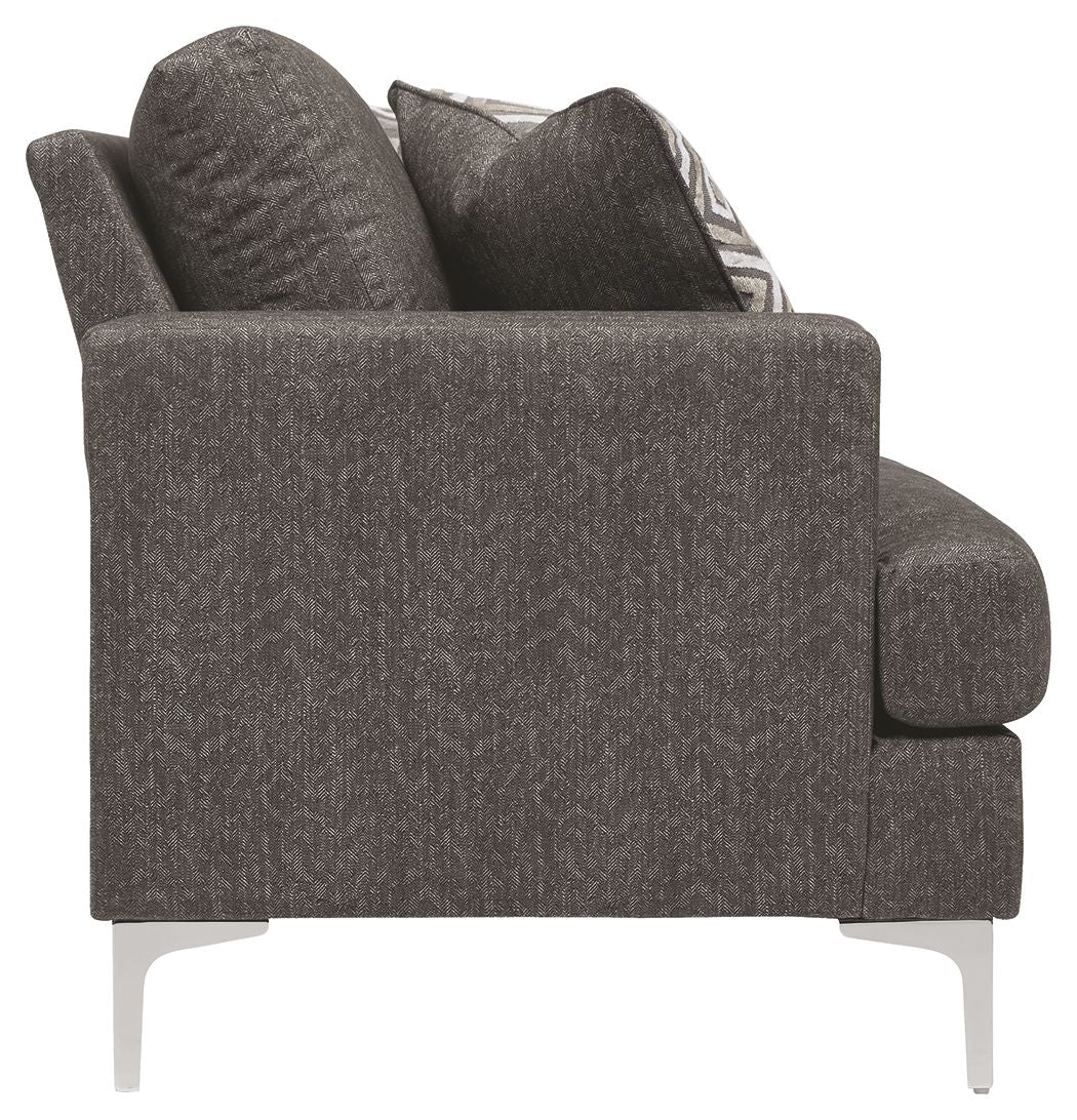 Arcola - Brown Dark - RTA Loveseat