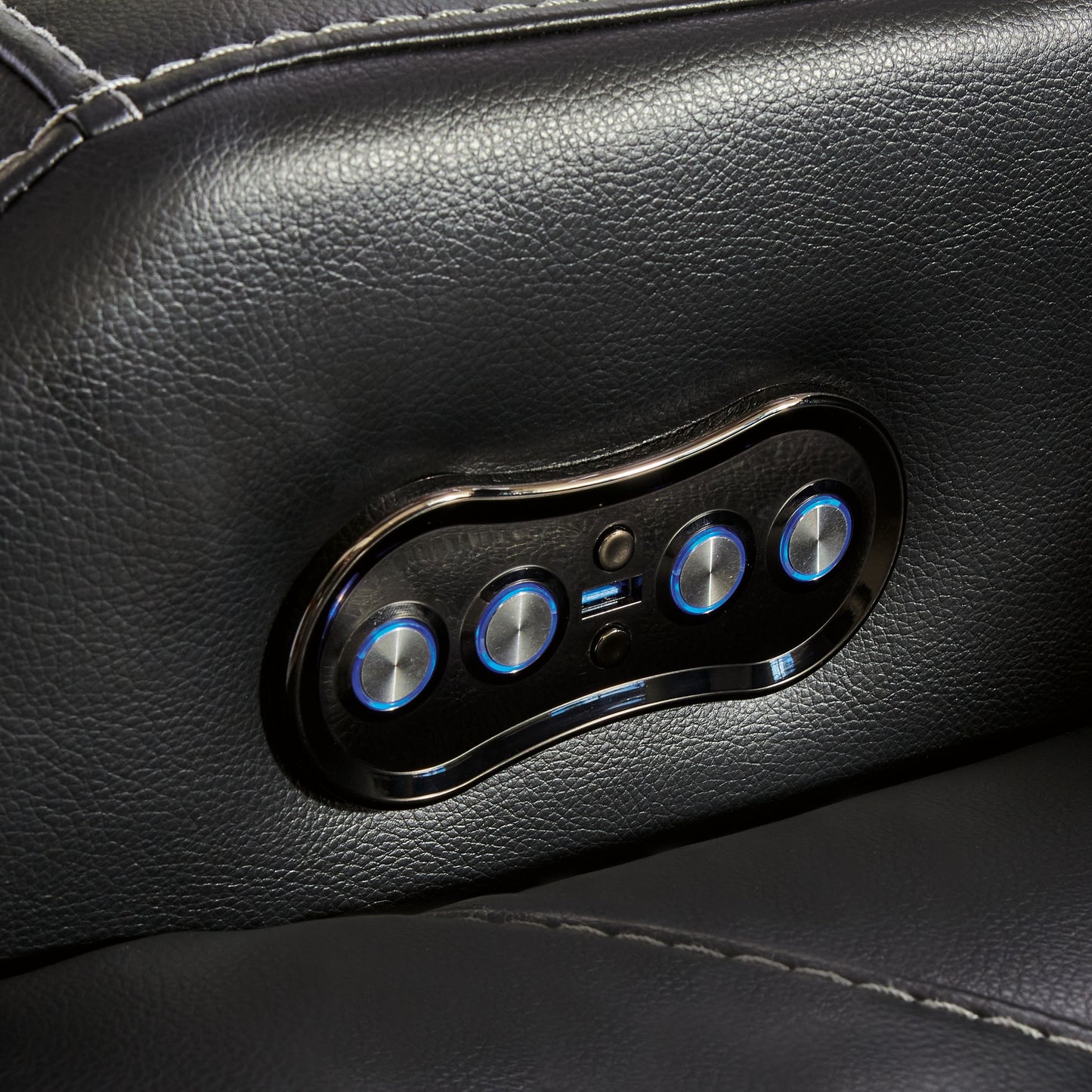 Caveman Den - Medianoche - Sillón reclinable eléctrico/reposacabezas ajustable