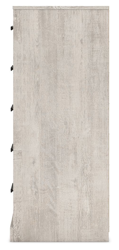 Shawburn - Gray - Five Drawer Chest