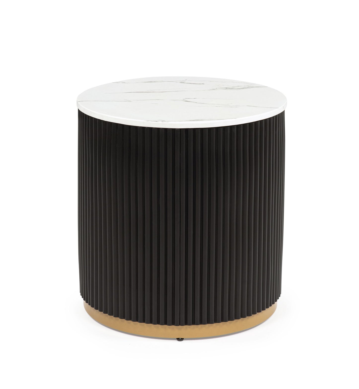 Kara - Table Set (Coffee & 2 End Tables) - Black / White
