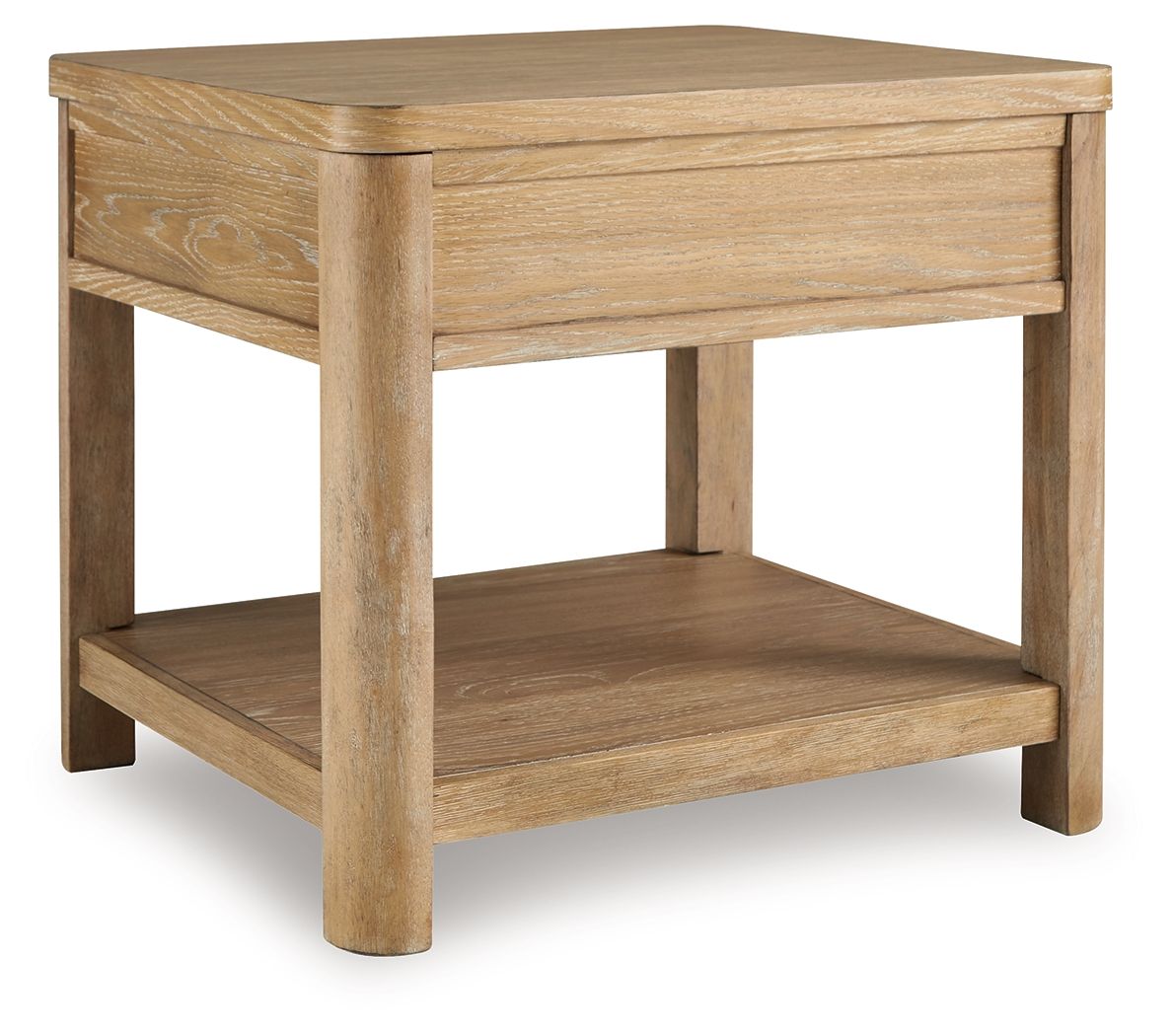 Rencott - Marrón claro - Mesa auxiliar rectangular