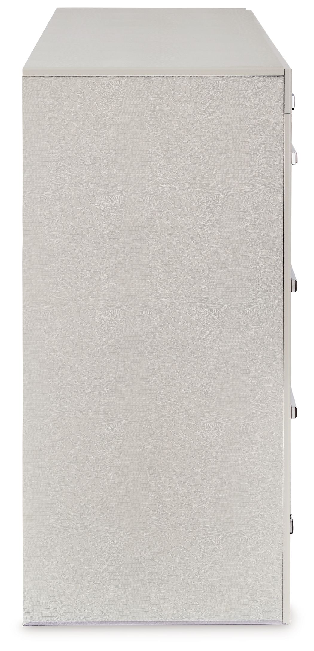Zyniden - Six Drawer Dresser - Silver