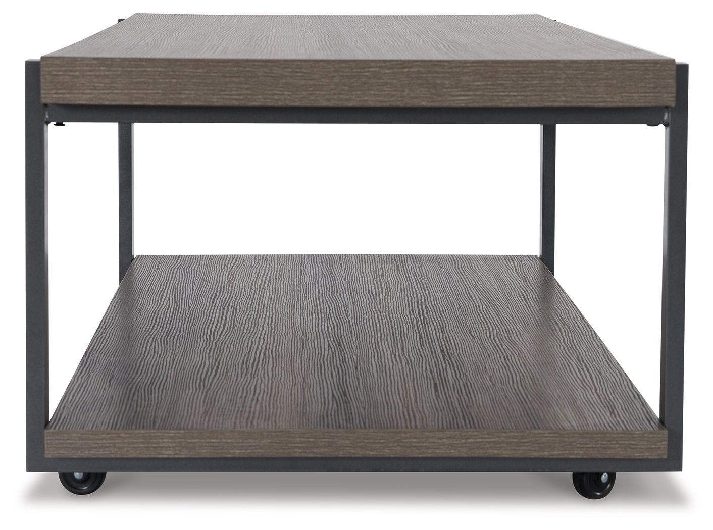 Wilmaden - Gris / Negro - Juego de mesa auxiliar (juego de 3)