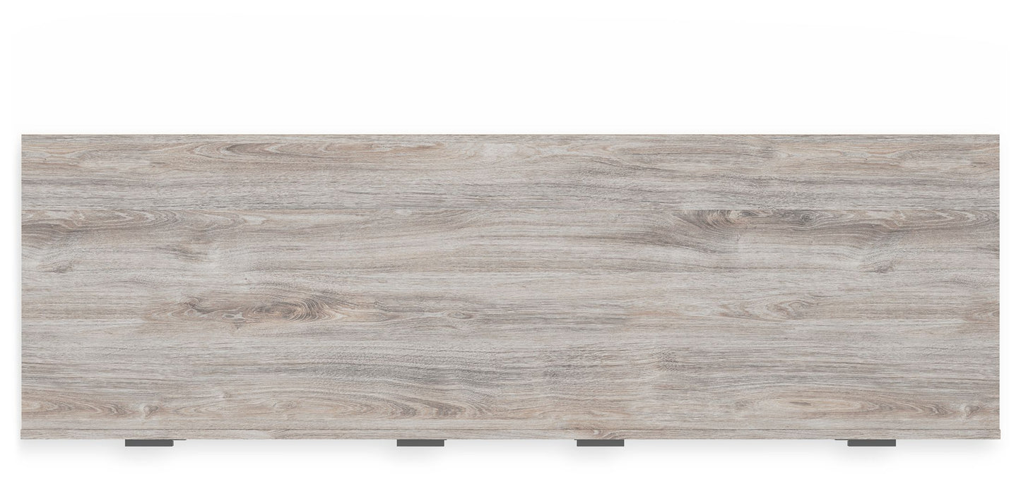 Vessalli - Six Drawer Dresser - Black / Gray