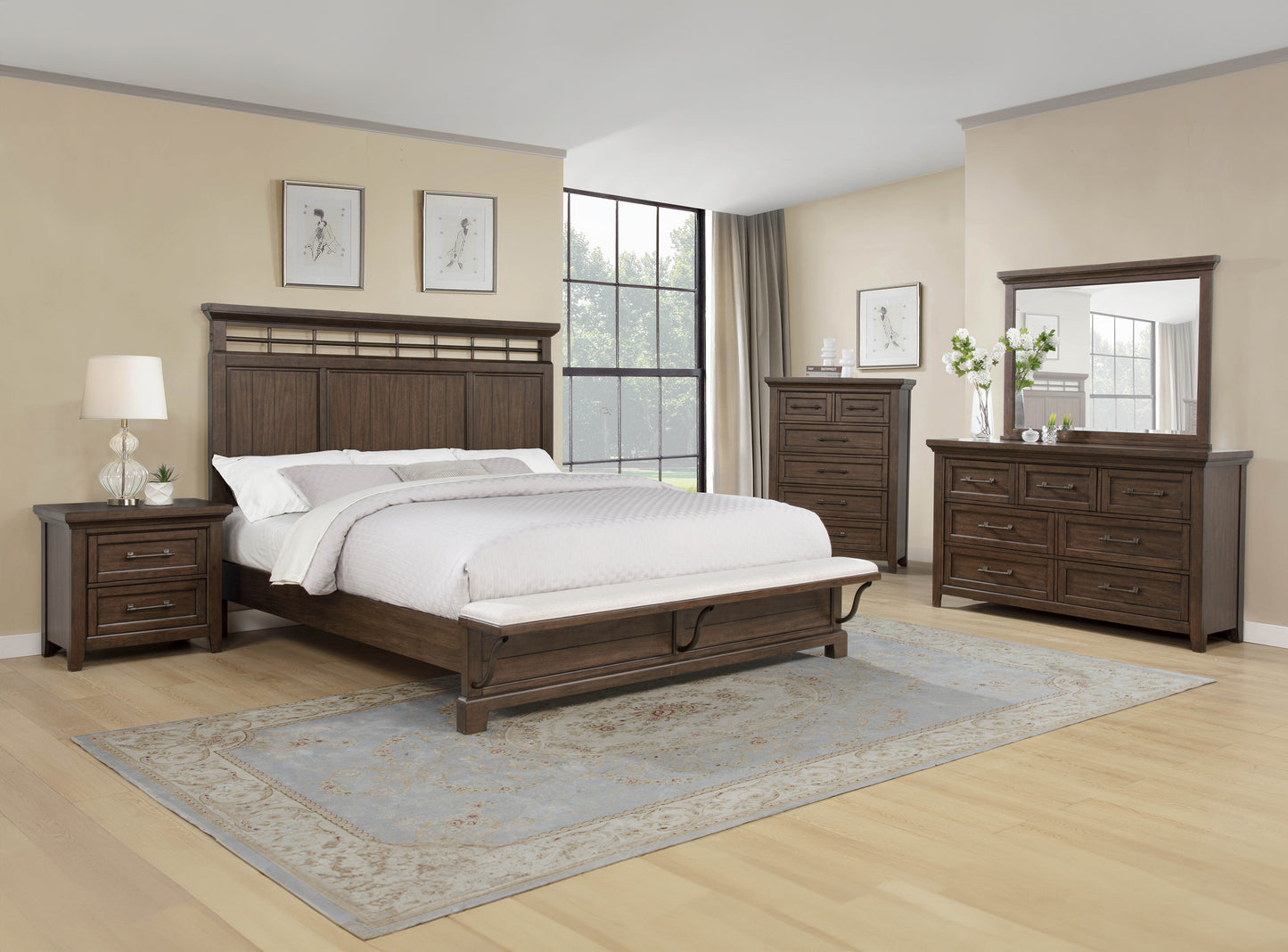 Quilted drawer fronts