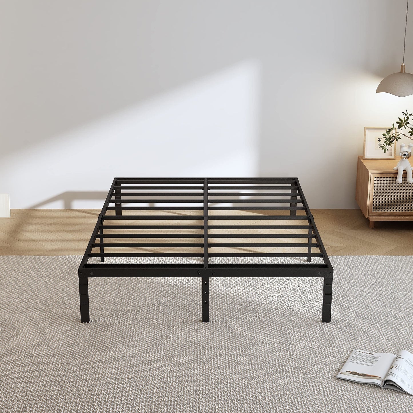HEAVY DUTY Full size Platform / No Box Spring Needed