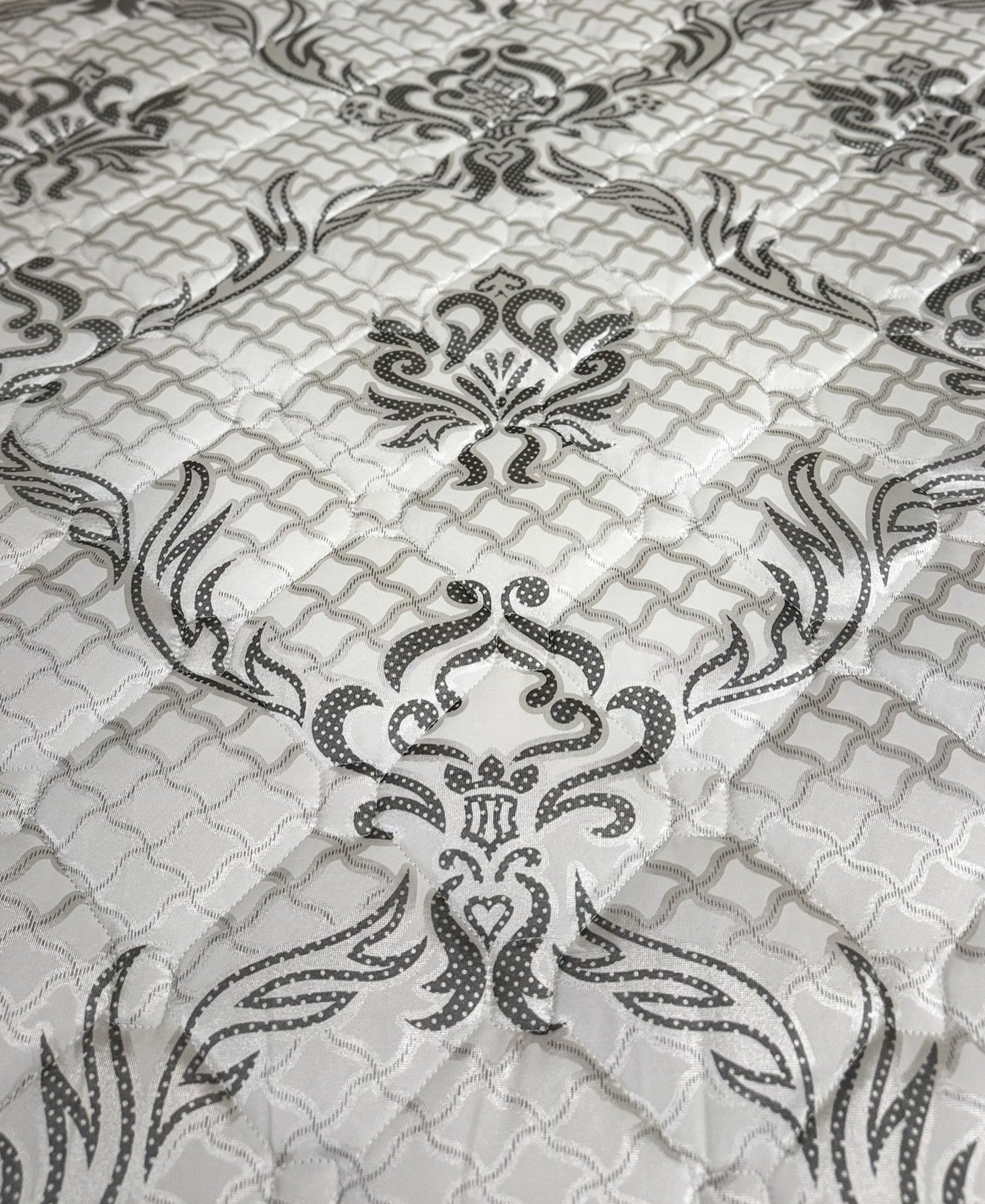 Juego de colchón y somier tamaño king estándar con cubierta tipo almohada