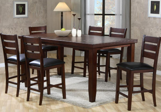 6 Pc Counter Height Dining Set