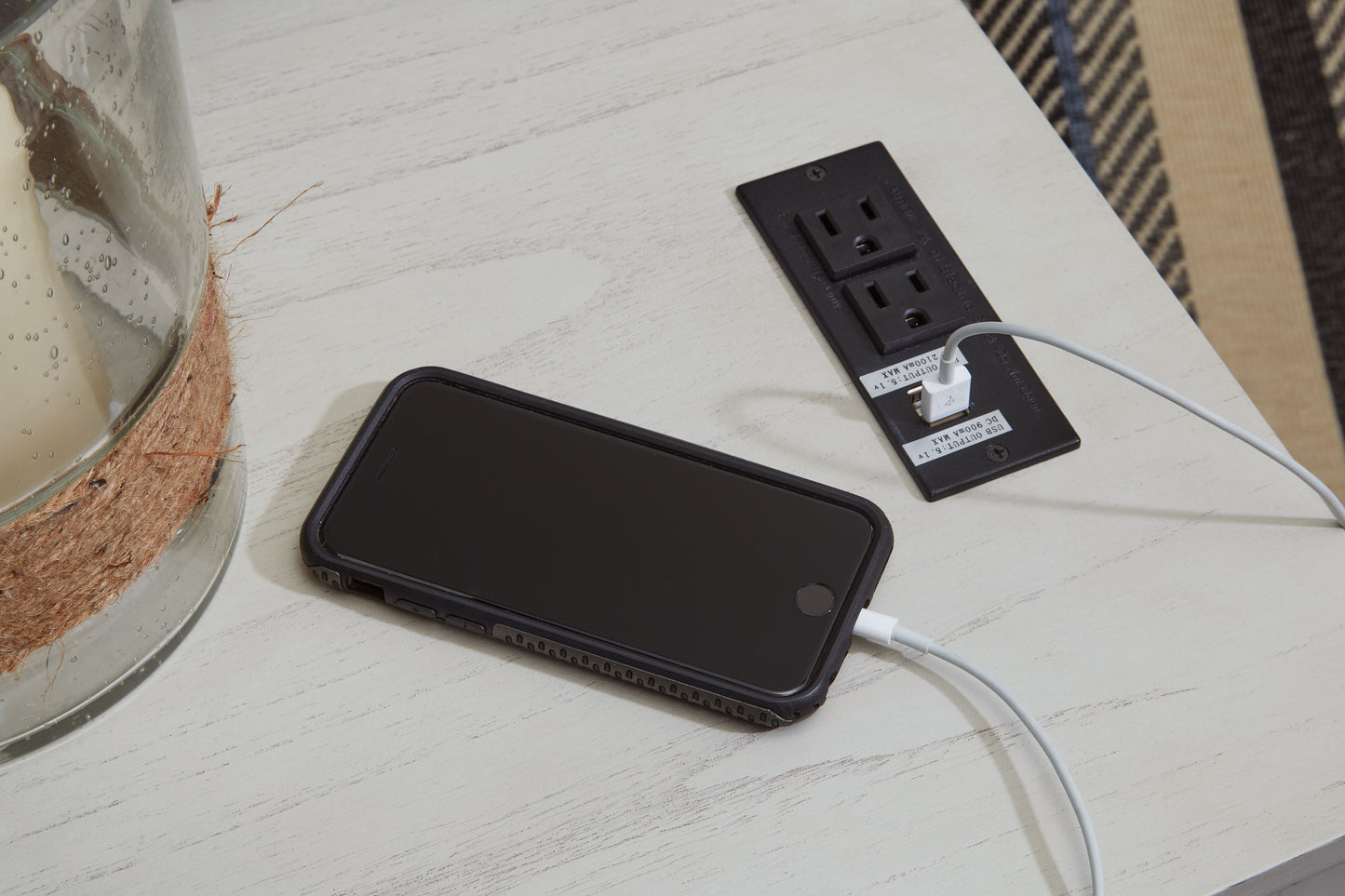 Treytown - Mesa auxiliar con silla