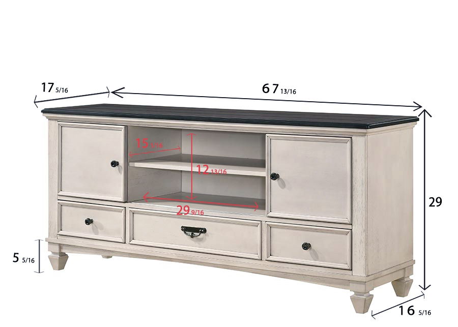 Sawyer - Soporte para TV - Beige