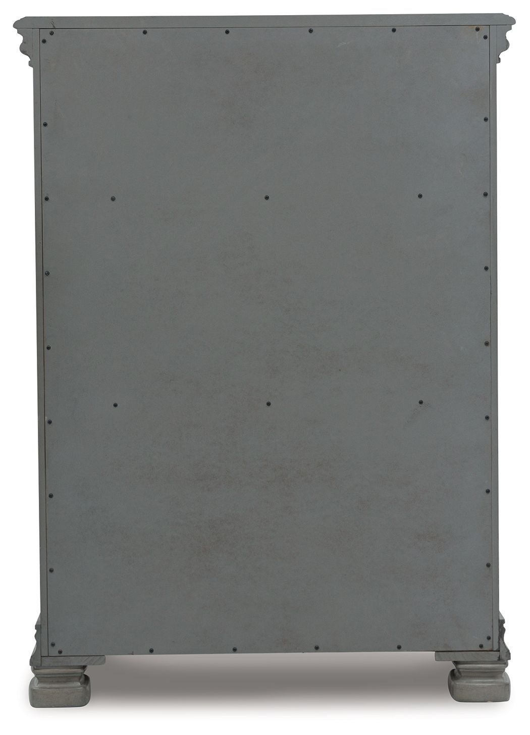 Lexorne - Gris - Cómoda de cinco cajones