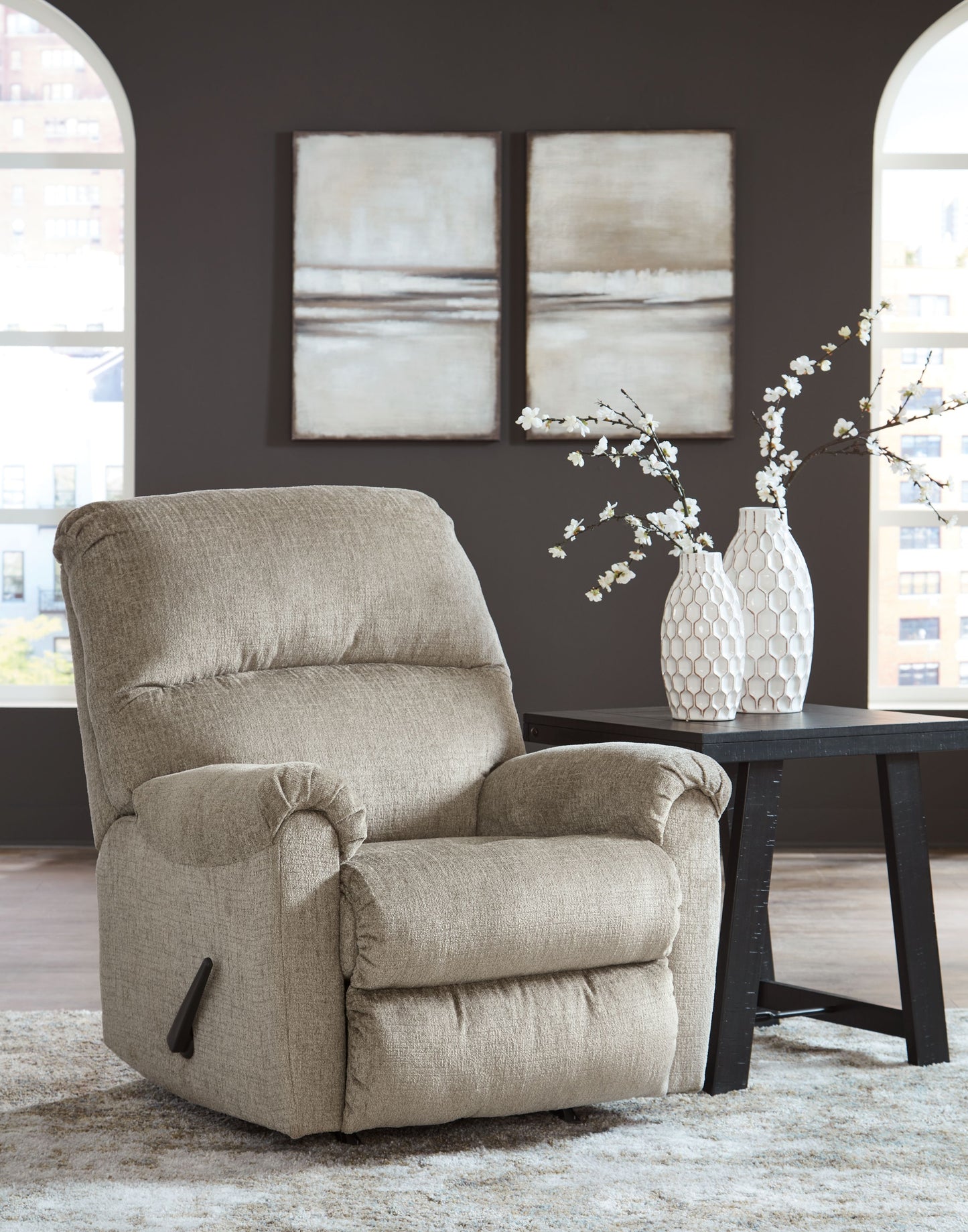 Stonemeade - Sillón reclinable mecedor
