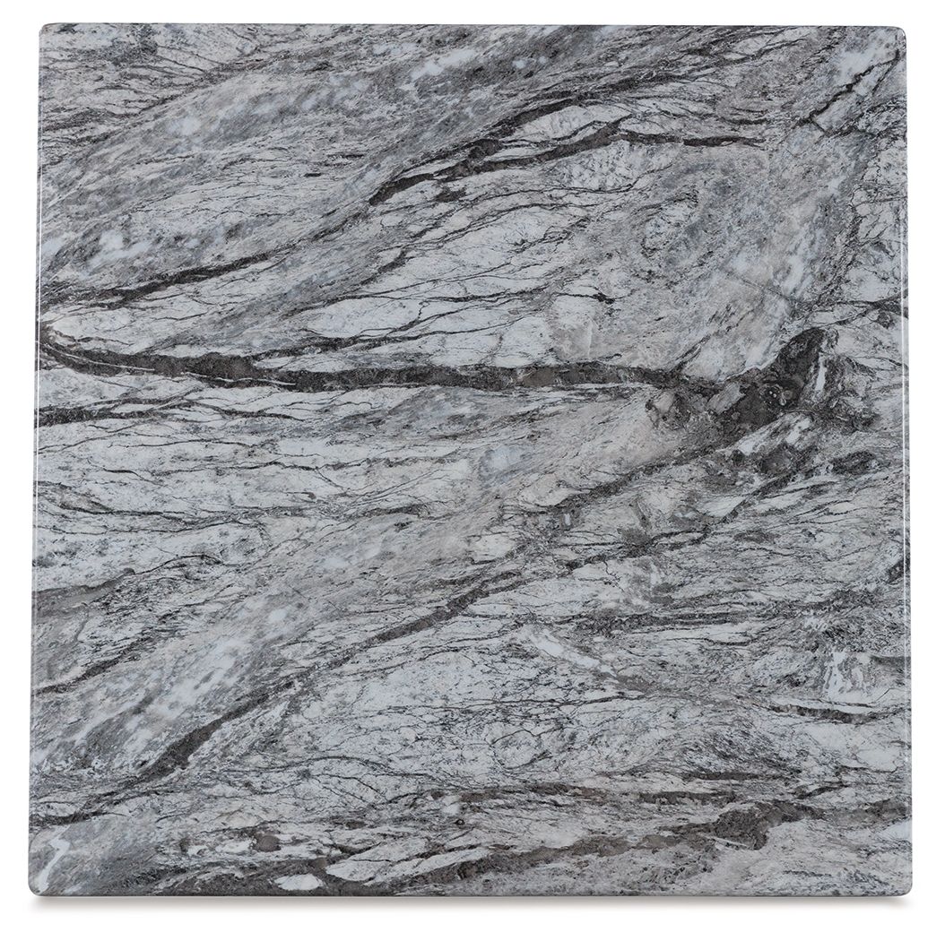 Bensonale - Marrón / Gris - Juego de mesa auxiliar (juego de 3)