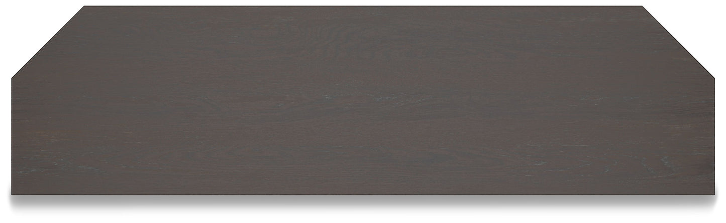 Dorrinson - Two-tone - Medium Corner TV Stand