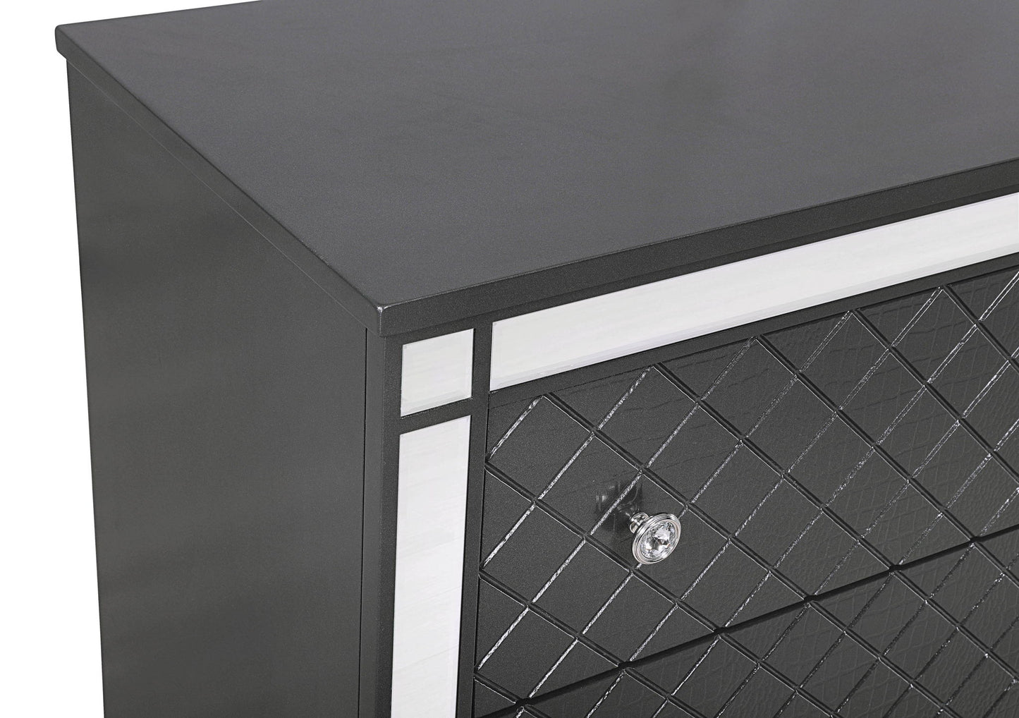 Refino - Bedroom Set - Gunmetal