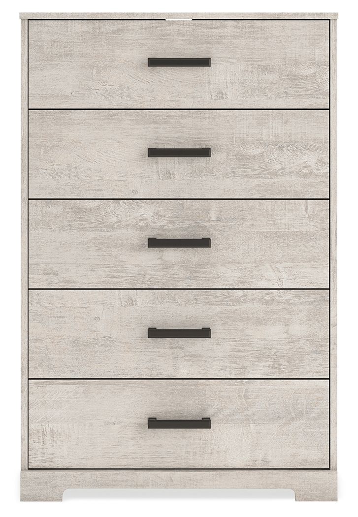 Shawburn - Gray - Five Drawer Chest