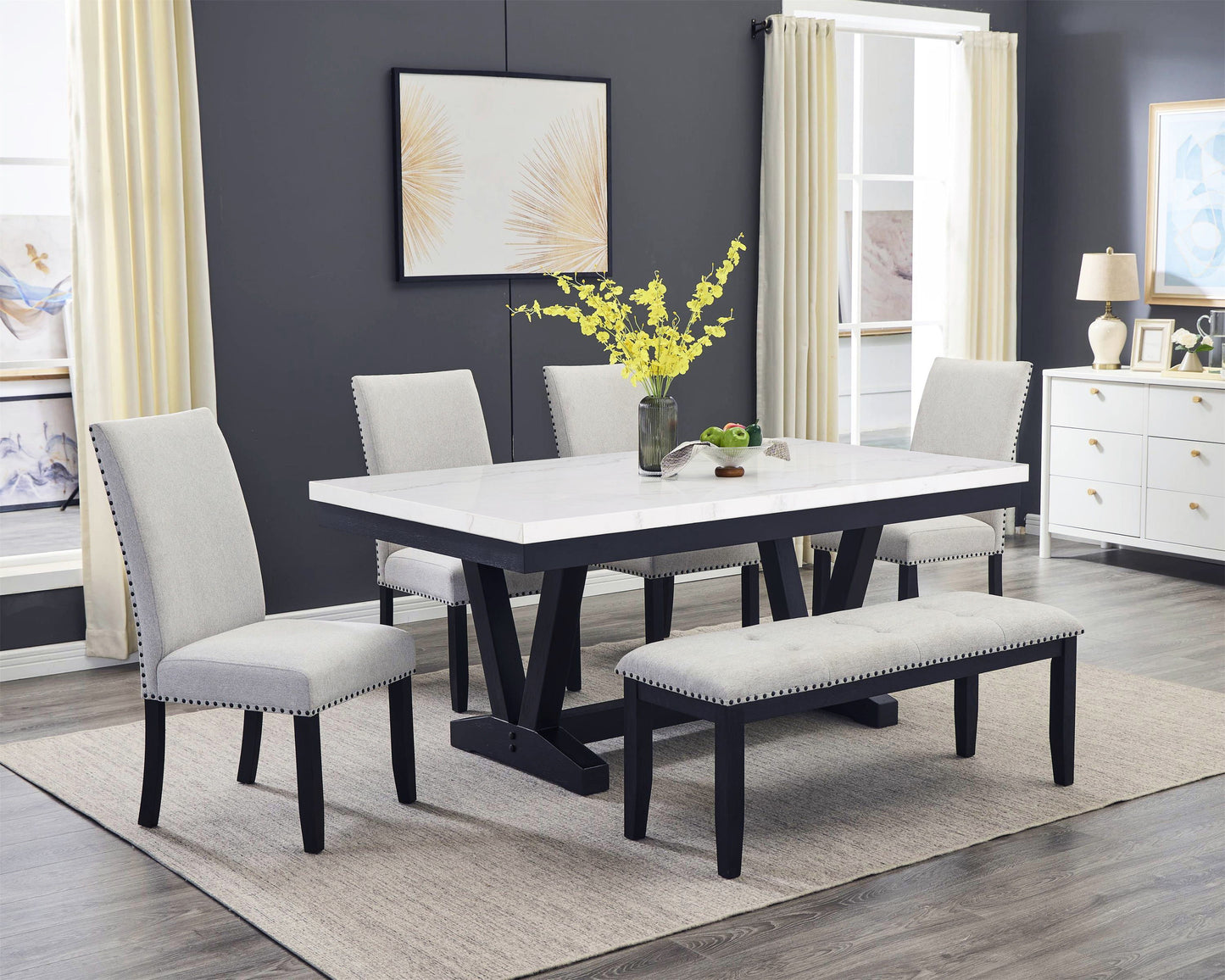 Varley - Side Chair (Set of 2) - Gray