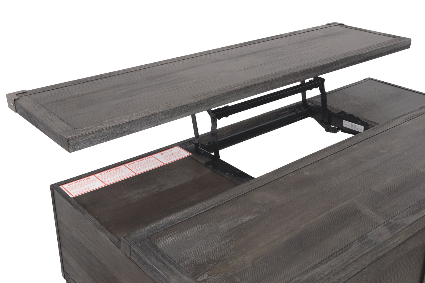 Todoe - Gris oscuro - Mesa de cóctel con tapa elevable