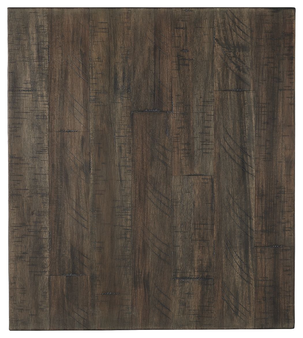 Johurst - Marrón grisáceo - Mesa de cóctel con tapa elevable