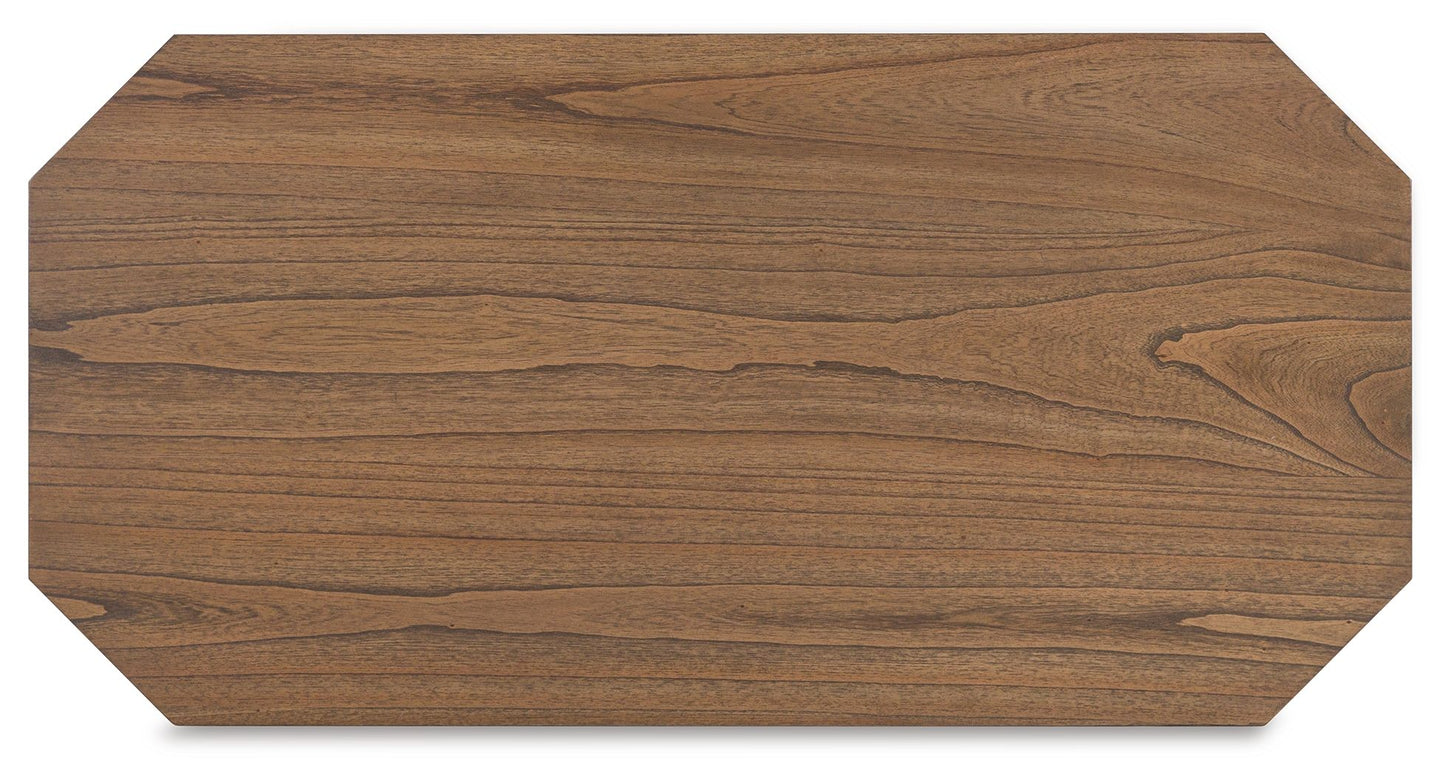 Landocken - Marrón / Azul - Juego de mesa auxiliar (juego de 3)