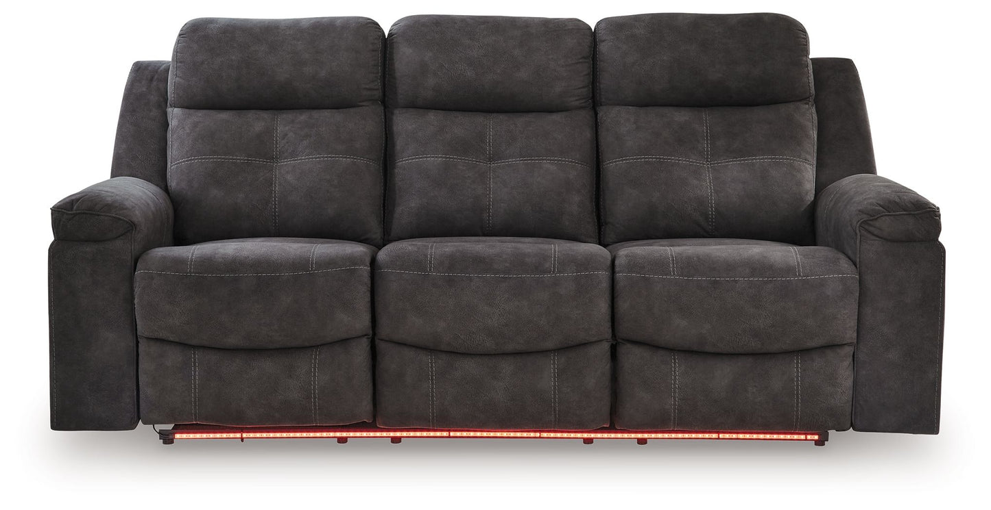 Brysonview - Reclining Sofa - Charcoal