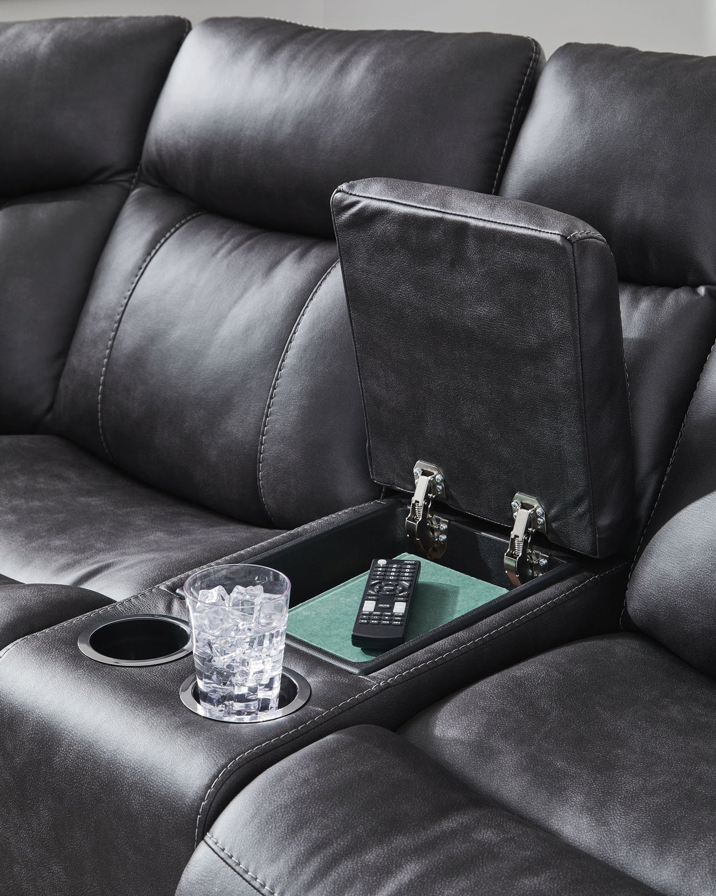 Sultan Meadow - Carbon - 2-Piece Reclining Sectional