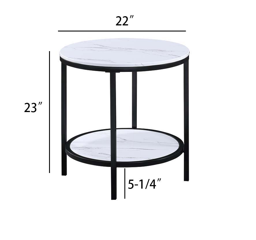 Valerie - Table Set (Coffee & 2 End Tables) - White