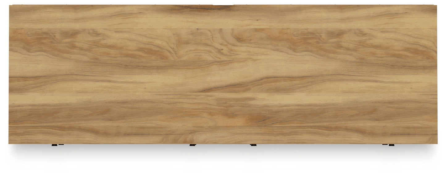 Bermacy - Six Drawer Dresser - Light Brown