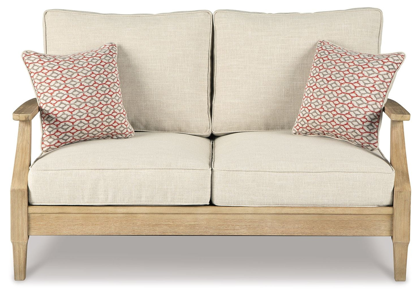 Clare - Beige - Loveseat con cojín