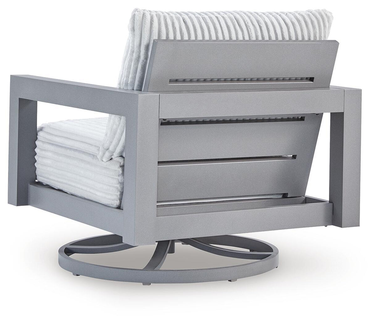 Hurley Park - 4 Pc. - Outdoor Sofa, 2 Lounge Chairs And Coffee Table - Gray