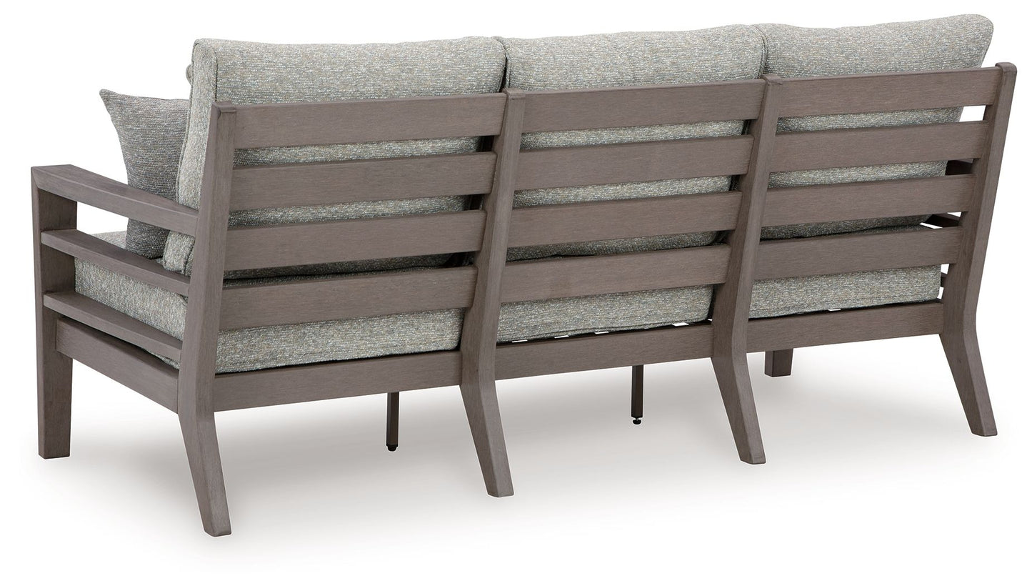 Hillside Barn - Sofa With Cushion - Gray / Brown