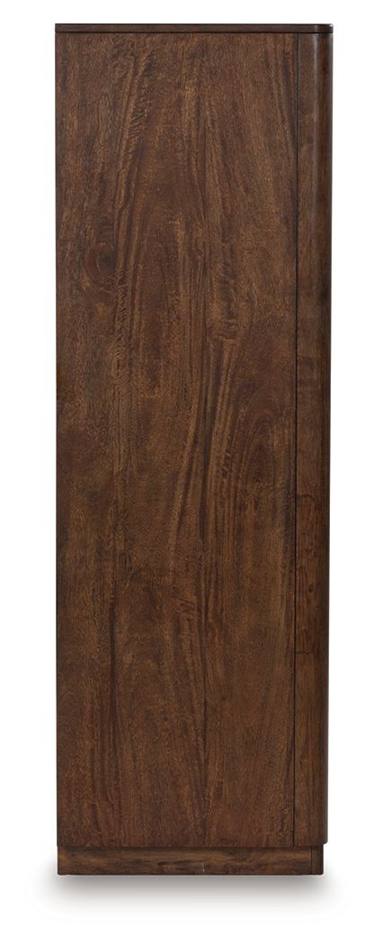 Dilenno - Dark Brown - Five Drawer Chest