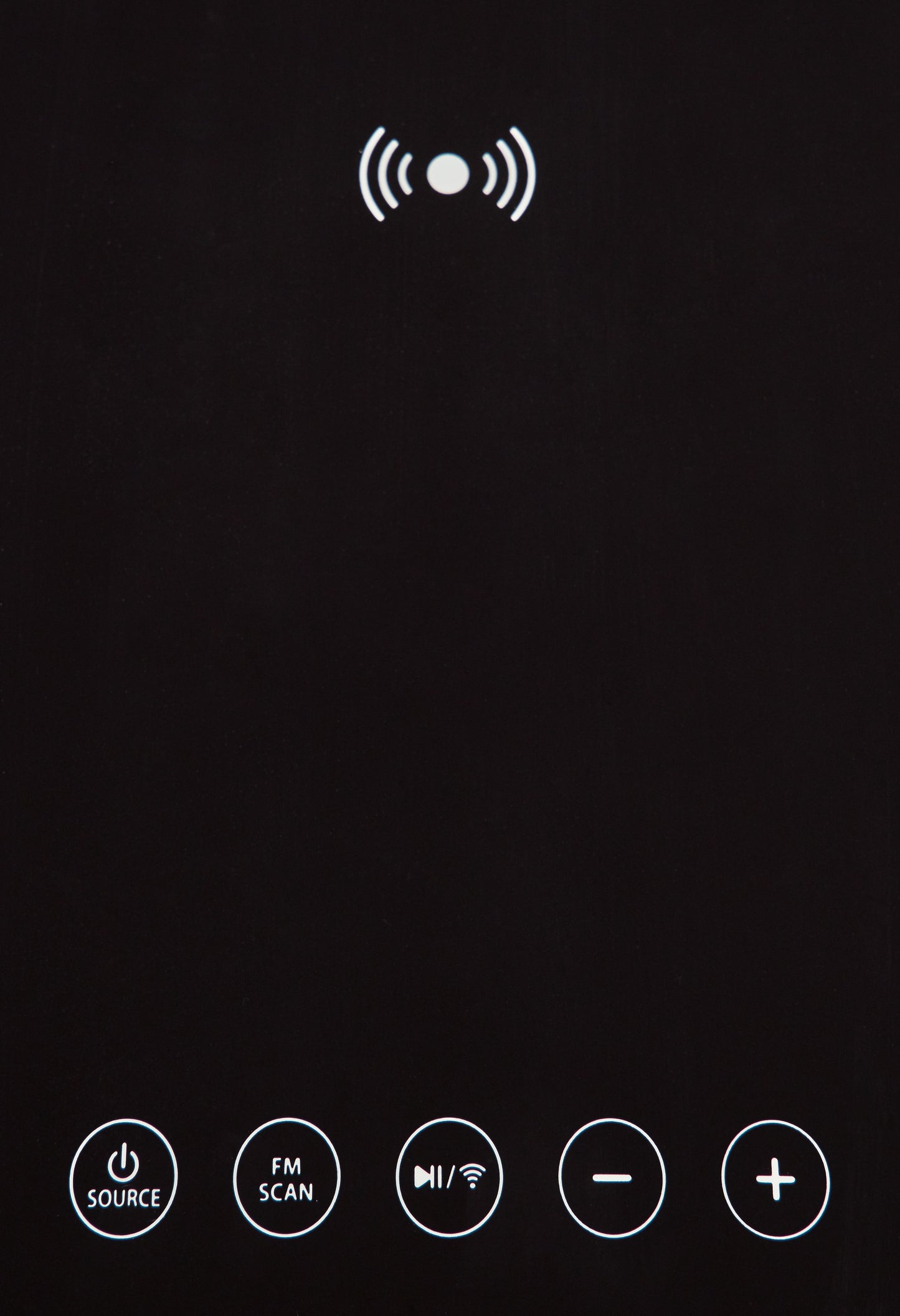 Jorvalee - Gris / Negro - Mesa decorativa con altavoz