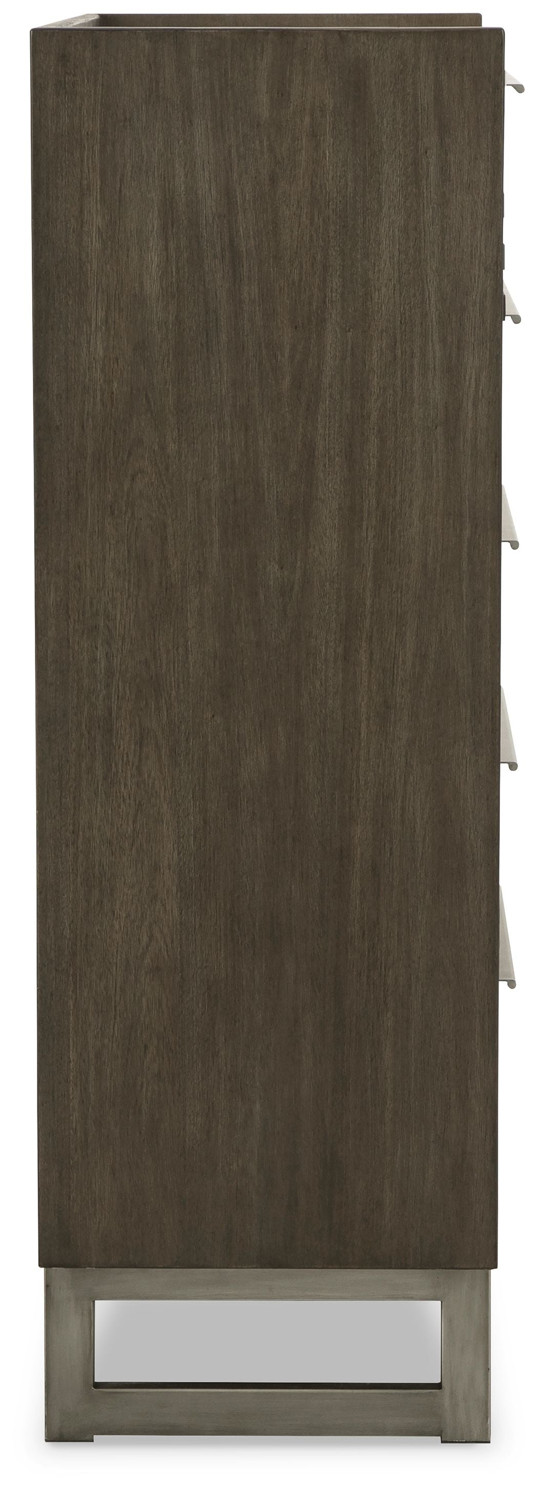 Arkenton - Five Drawer Chest - Grayish Brown / White