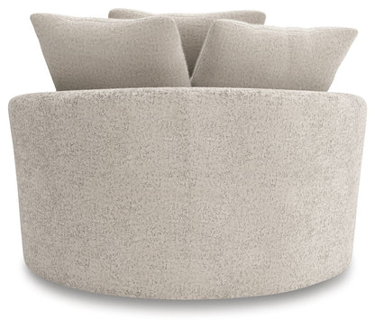 Cuddle Plush - 3 Pc. - 3-Piece Sectional, Chair And Ottoman - Arctic