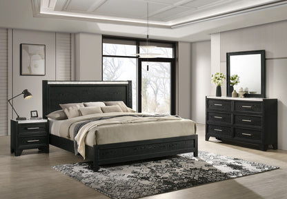 Lamar - Nightstand - Black