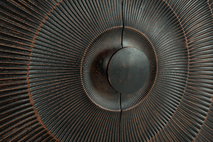 Fosterman - Accent Cabinet - Distressed Black